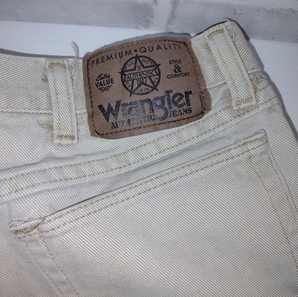 Wrangler Khaki denim 34 - Picture 3 of 6